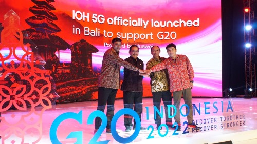 Indosat Ooredoo Hutchison (IOH) meluncurkan layanan 5G di Bali, mendukung agenda Presidensi G20 (foto/ist)